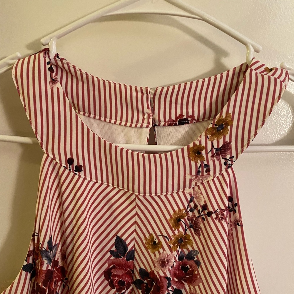 Three Pink Hearts Adorable Patterned Minidress - image 4